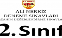 2. Sınıf 1. Türkiye Geneli Kazanım Değerlendirme Sınavı – Ali Nerkiz