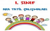 1. SINIF KASIM AYI ARA TATİL ÇALIŞMASI